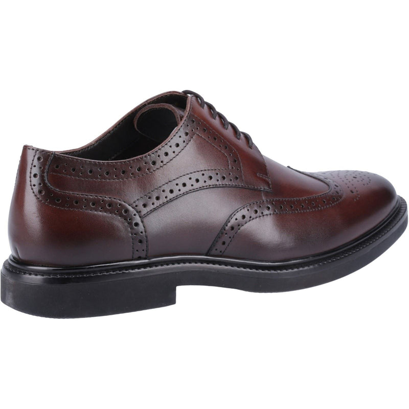 Hush Puppies Kingston Chaussures De Ville En Cuir Pour Homme De Couleur Chocolat
