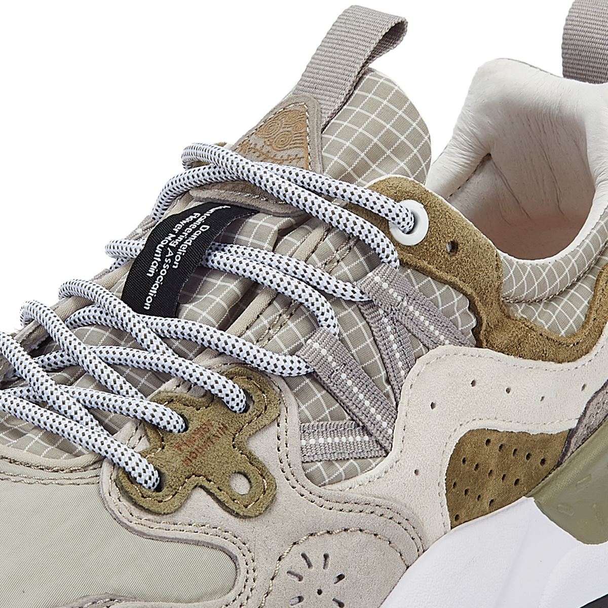 Flower Mountain Yamano 3 Baskets En Daim Gris Pour Hommes