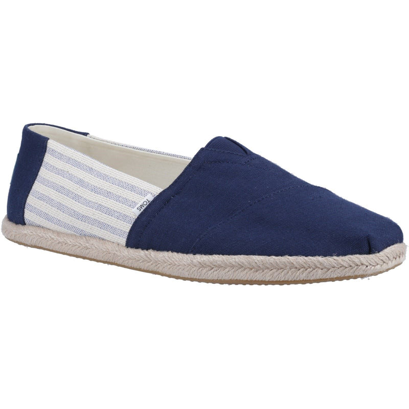 TOMS Alpargata Rope Espadrilles Pour Hommes En Coton 100 %, Couleur Marine.