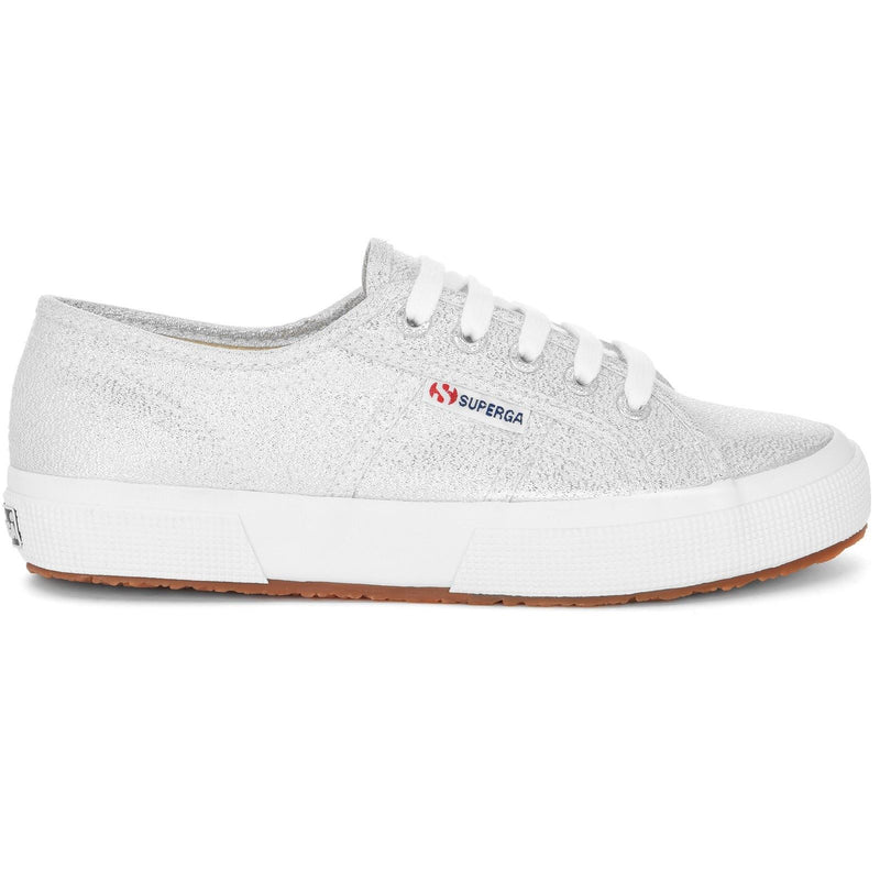 Superga 2750 Lamew Sneakers En Synthétique Gris Argent Pour Femmes