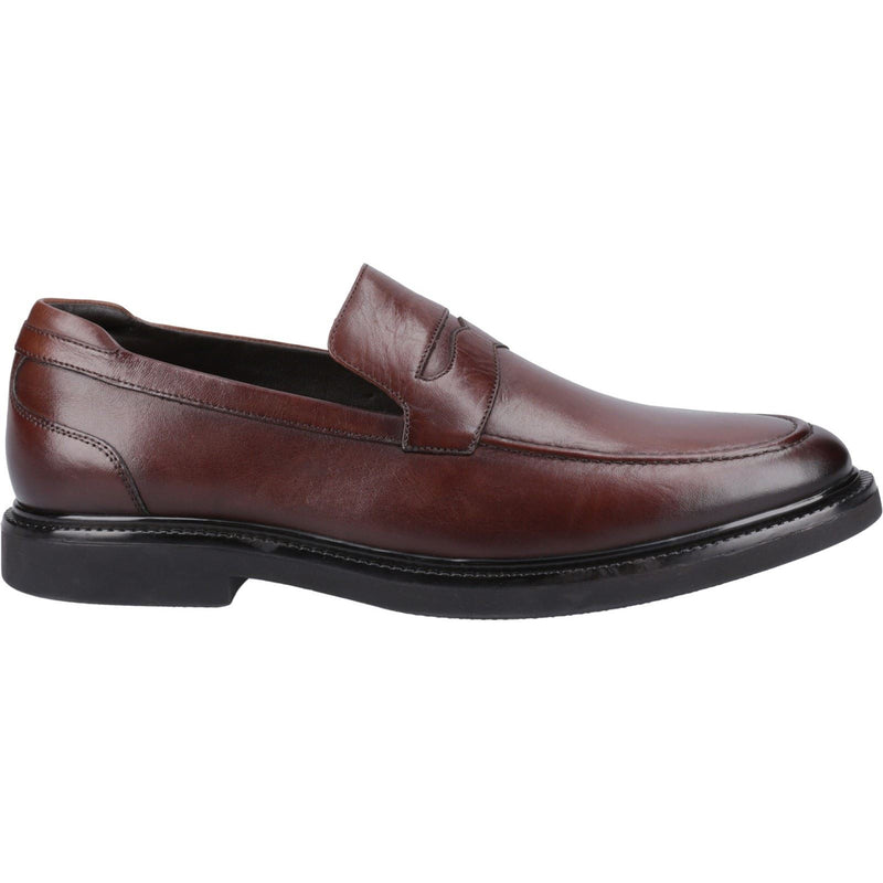 Hush Puppies Knox Chaussures Mocassins Pour Homme En Cuir Marron