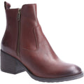 Hush Puppies Helena Bottes Marron En Cuir Pour Femmes