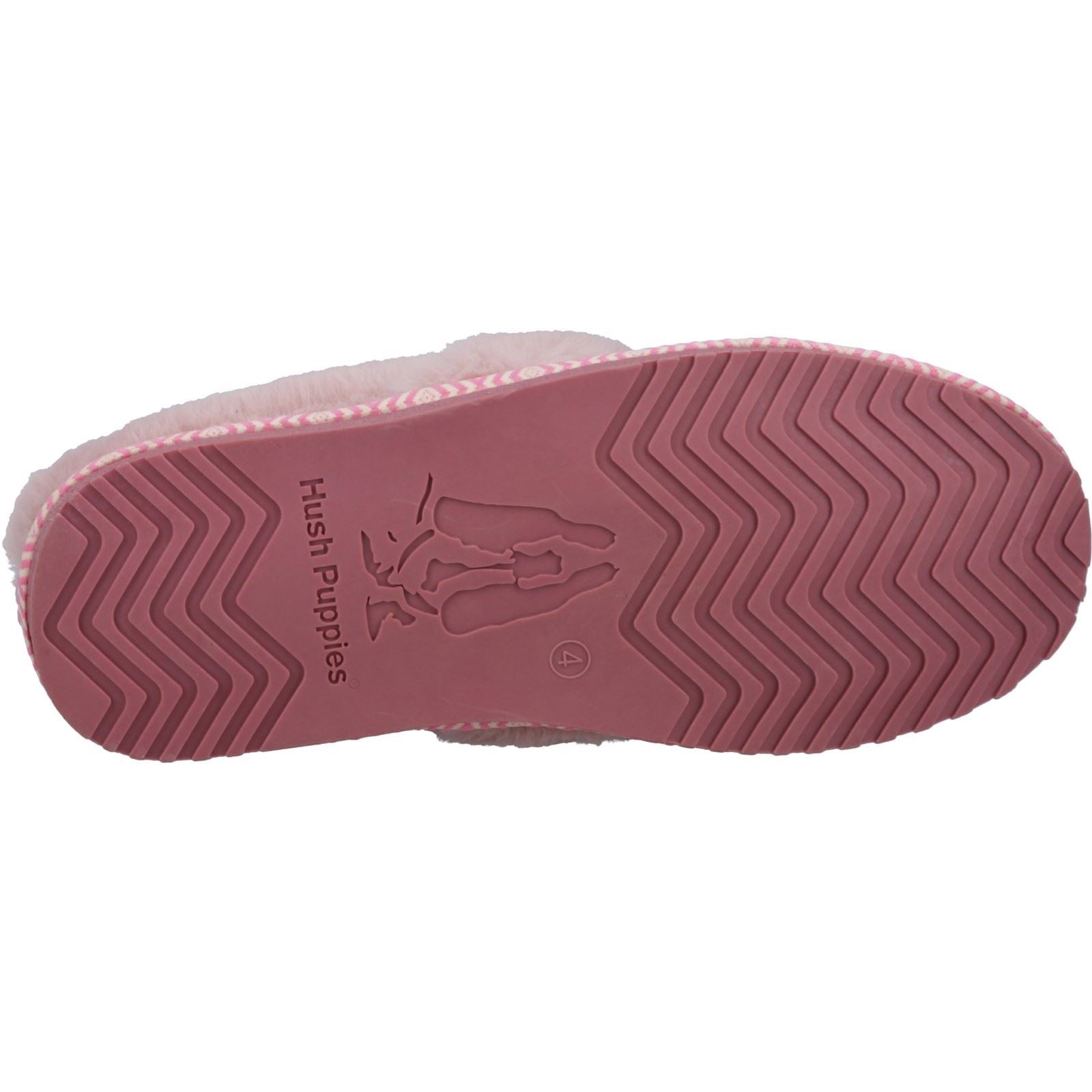 Hush Puppies Ariel Chaussons Blush En Suède Pour Femme