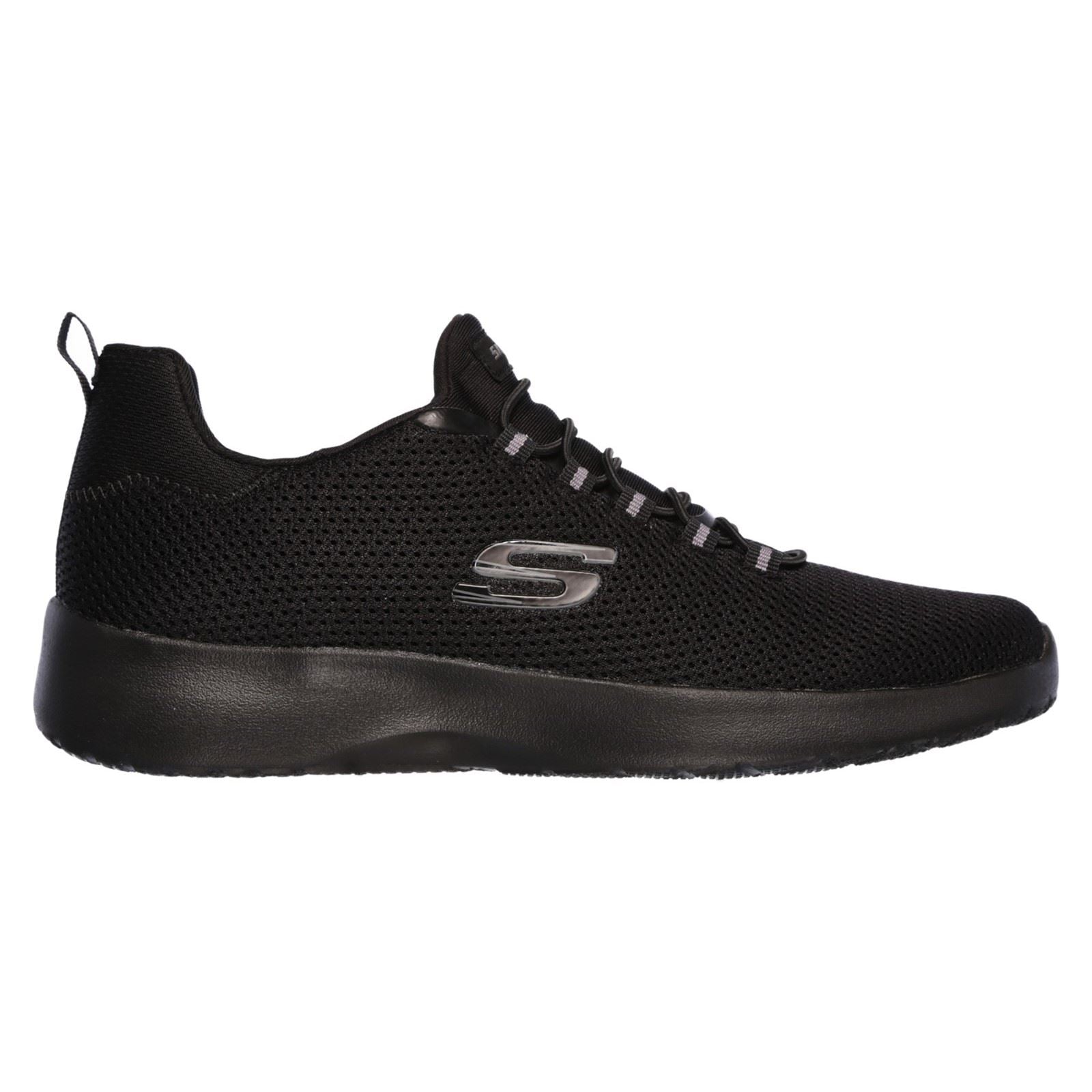 Skechers Dynamight Baskets Noires Pour Hommes En Polyester