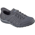 Skechers Breathe Easy - Roll-With-Me Chaussures De Sport Pour Femmes En Toile Anthracite