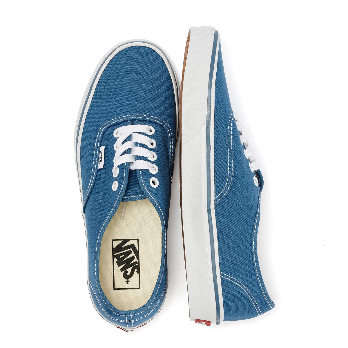 Vans Authentic Baskets Bleues En Toile