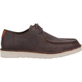 Hush Puppies Otis Chaussures En Cuir Marron À Lacets Pour Homme