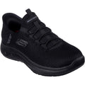 Skechers Workwear Summits SR - Enslee Baskets De Sécurité Noires En Textile Pour Femmes