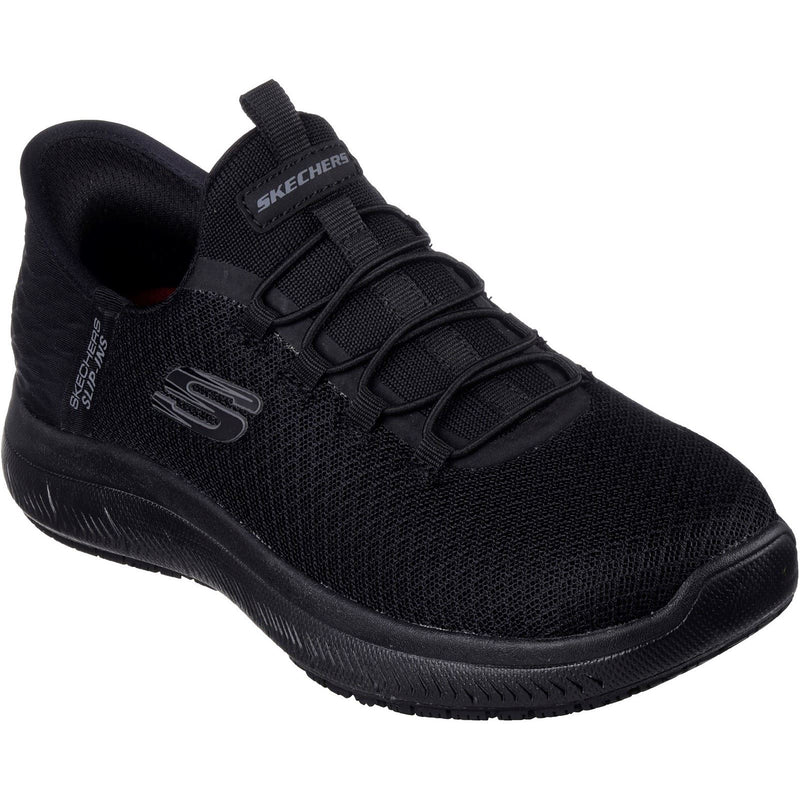 Skechers Workwear Summits SR - Enslee Baskets De Sécurité Noires En Textile Pour Femmes