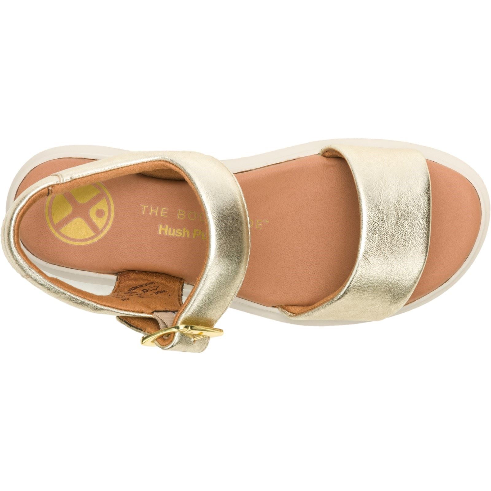 Hush Puppies Uplift Sandales Champagne Pour Femme En Cuir