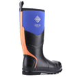 Muck Boots Chore Max S5 Bottes En Caoutchouc Bleu/orange Wellington