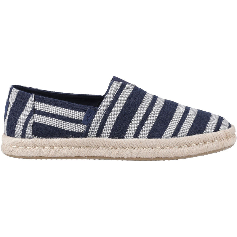 TOMS Alpargata Rope 2.0 Chaussures Espadrilles En Toile Pour Hommes, Couleur Marine