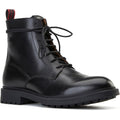 Base London Brunel Bottes Noires Pour Hommes En Cuir À La Cheville