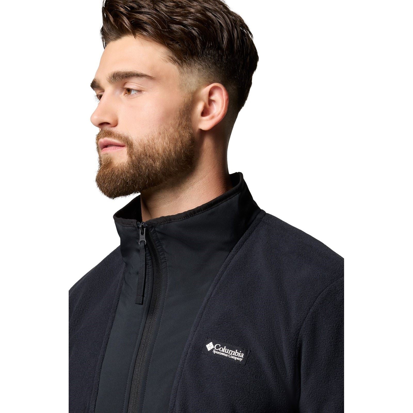 Columbia Sequoia Grove Half Zip Fleece Pulls À Col Zippé Noir En Polyester Pour Homme