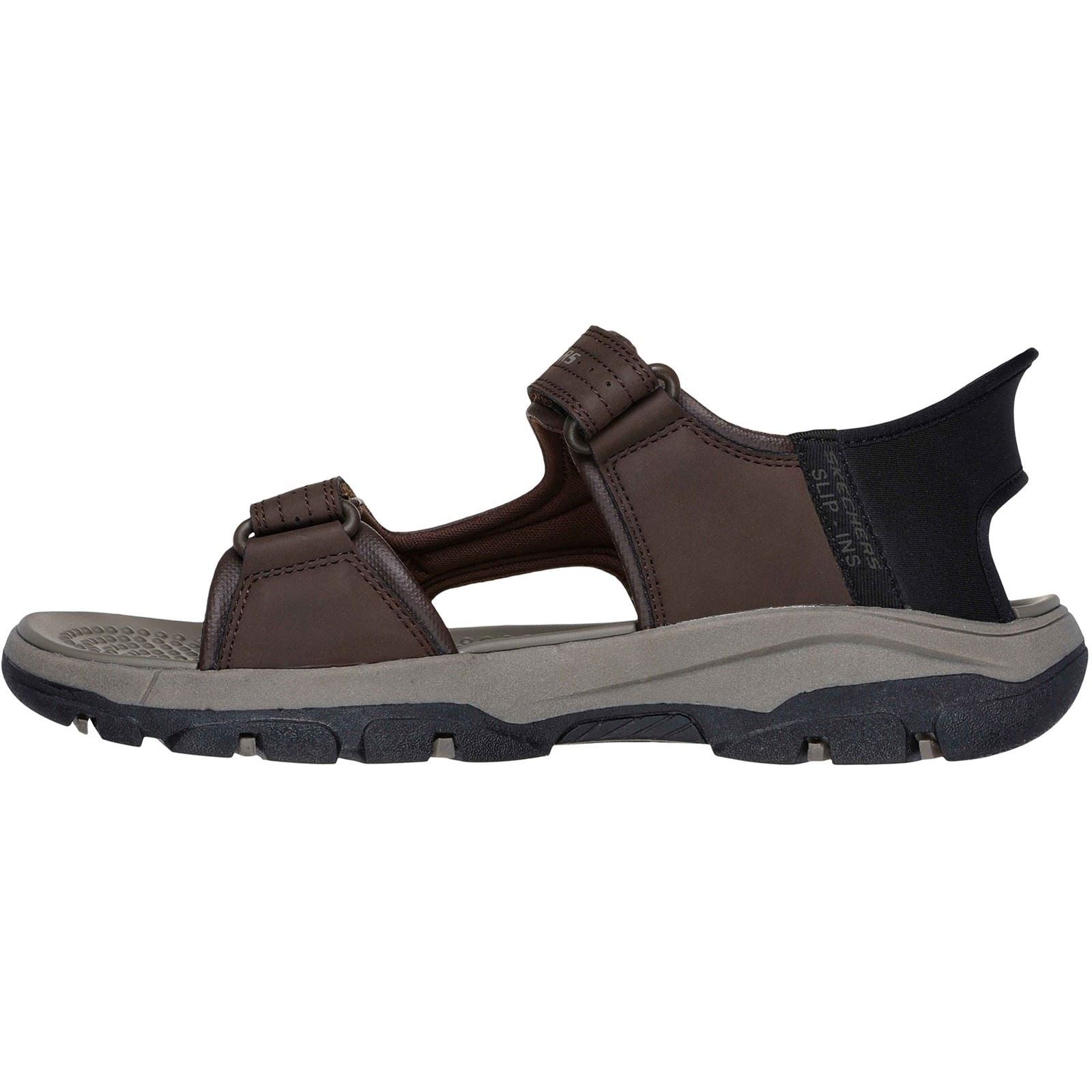 Skechers Tresmen - Reece Sandales En Chocolat Pour Hommes En Polyuréthane