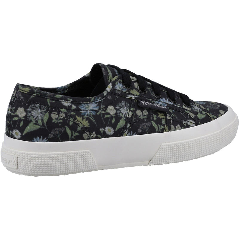 Superga 2750 Floral Print Baskets Pour Femmes En Coton Gris Foncé/À Motif Floral