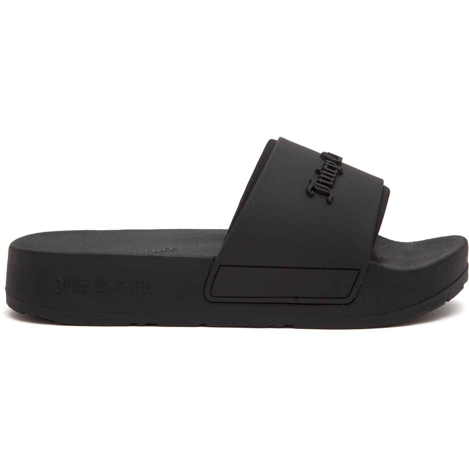 Juicy Couture BREANNA Sandales Noires Pour Femmes En Caoutchouc