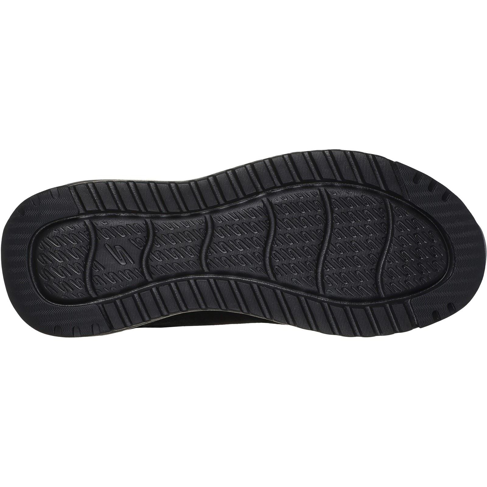 Skechers On-the-GO Stellar Cozy Step Bottes En Cuir Noir Pour Femme