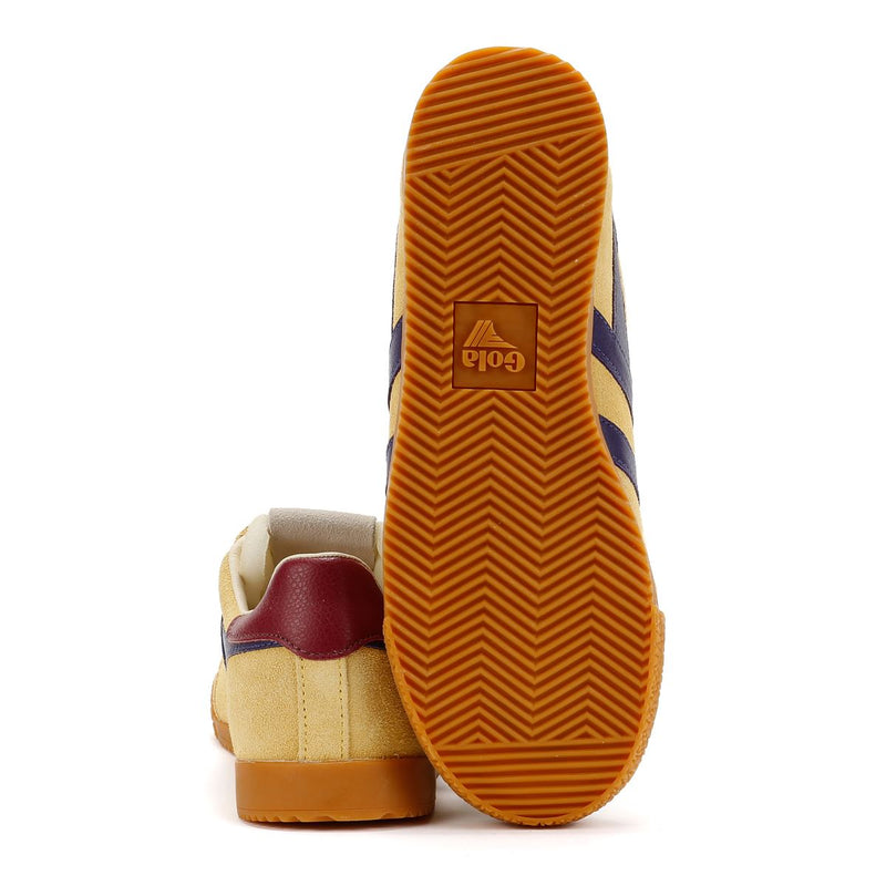 Gola Elan Chaussures De Sport Pour Femmes Jaunes En Suède