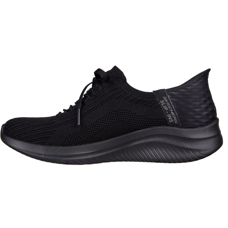 Skechers Ultra Flex 3.0 Brilliant Path Sneakers Noires Pour Femmes En Textile