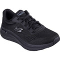 Skechers Arch Fit 2.0 Big League Sneakers Noires Pour Femmes En Textile