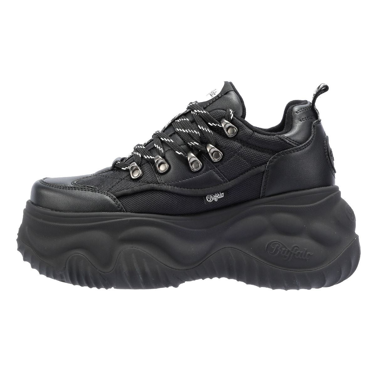 Buffalo Blade Hike Lo Baskets Noires Pour Femmes