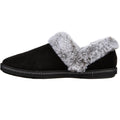 Skechers Cozy Campfire Fresh Toast Chaussons Noirs En Textile Pour Femme