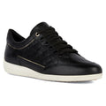 Geox D MYRIA Baskets Noires Pour Femme En Simili Cuir