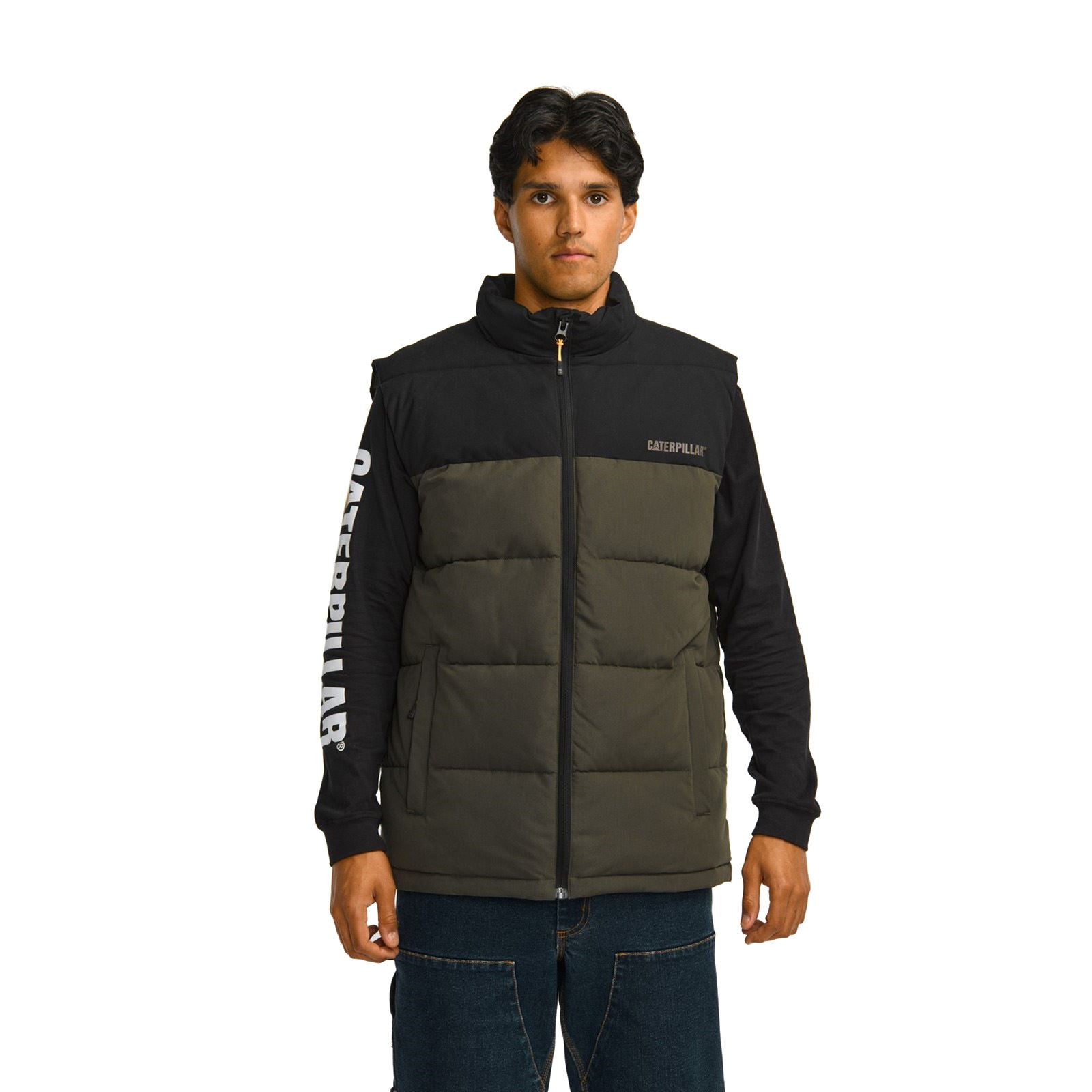 Caterpillar Arctic Zone Gilets Verts Pour Hommes