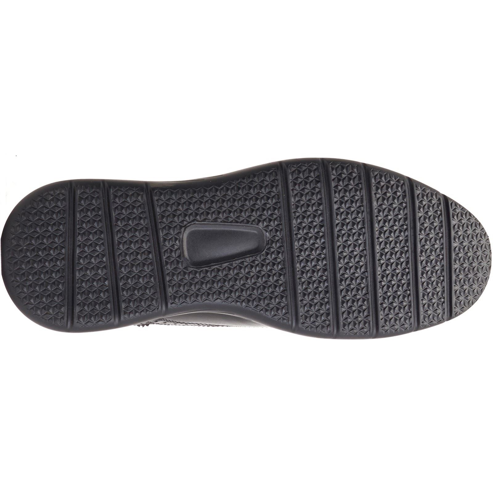 Base London Flight Chaussures Richelieu Pour Hommes En Cuir Noir