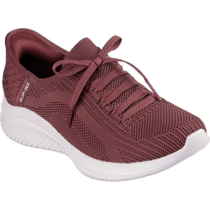 Skechers Ultra Flex 3.0 Brilliant Path Baskets En Toile Pour Femmes Couleur Bordeaux