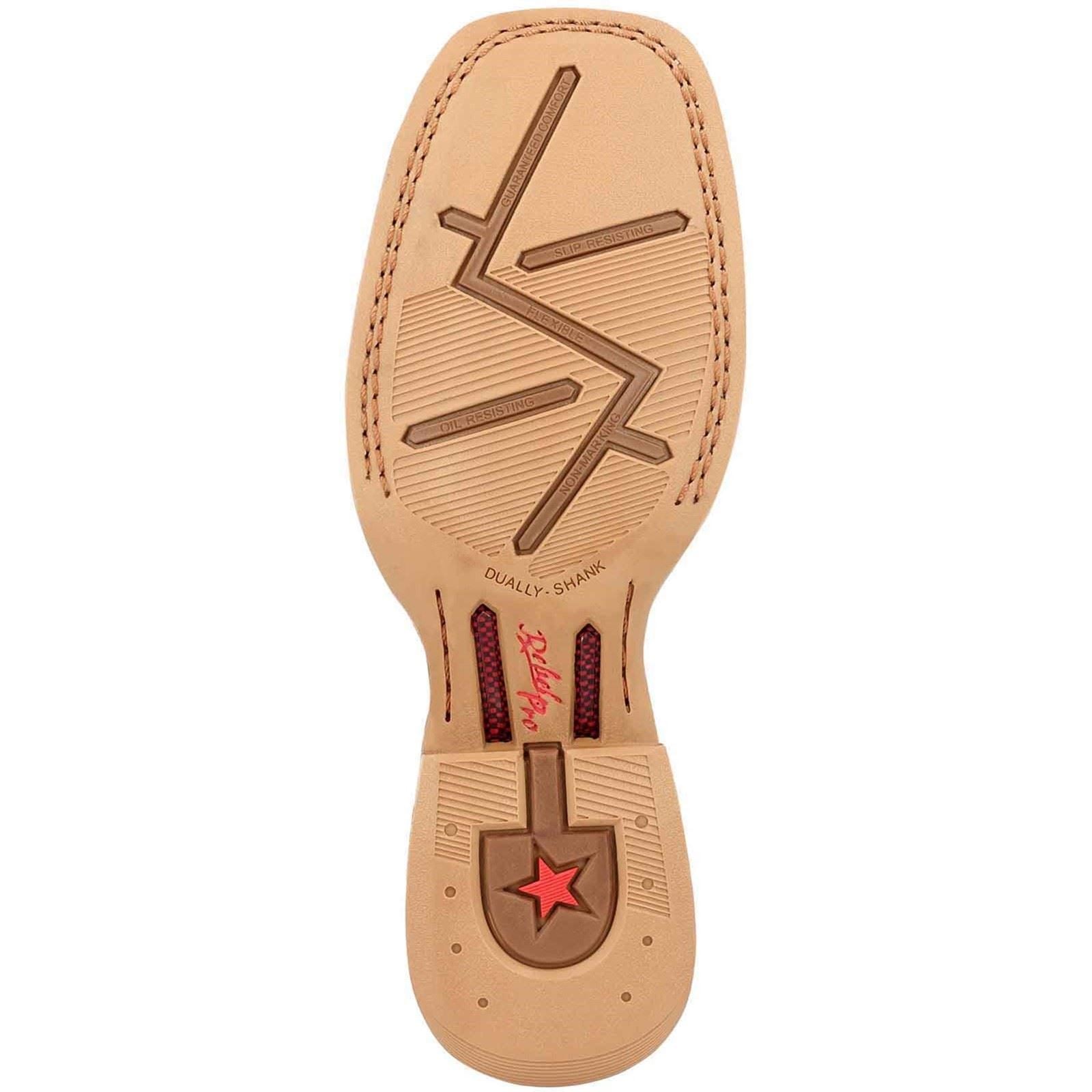 Durango Lady Rebel Pro Bottes En Cuir Pour Femmes Bay Marron/bleu Arctique