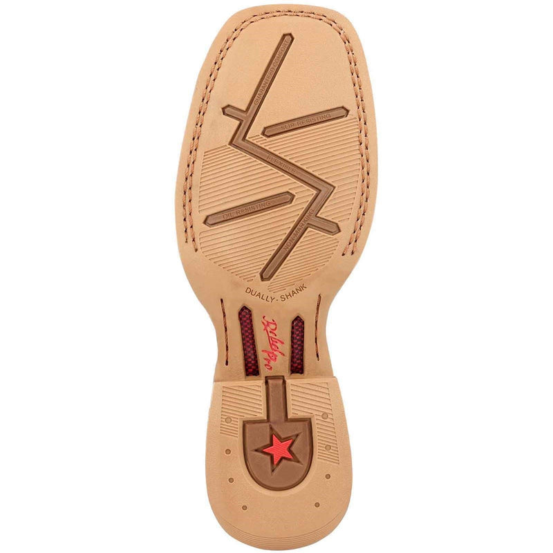 Durango Lady Rebel Pro Bottes En Cuir Pour Femmes Bay Marron/bleu Arctique