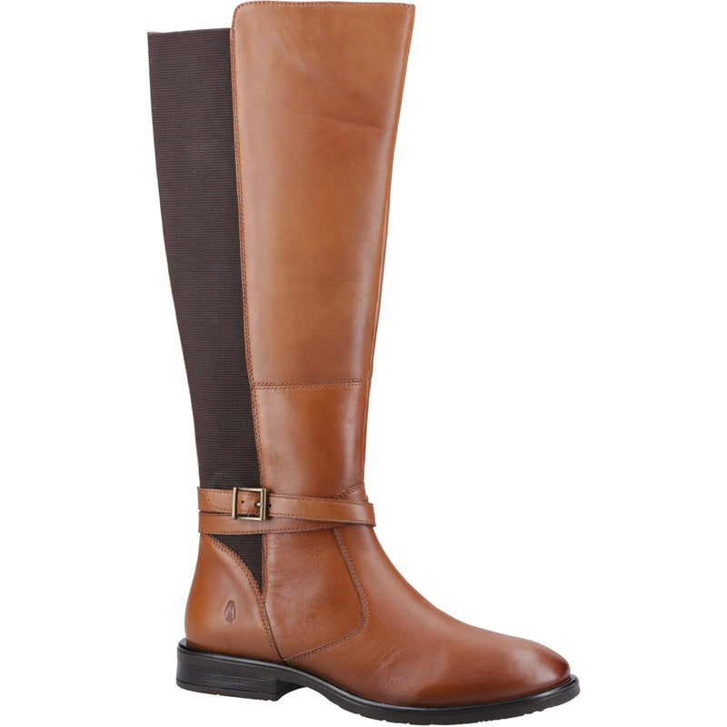 Hush Puppies Victoria Bottes En Cuir Pour Femmes Couleur Tan