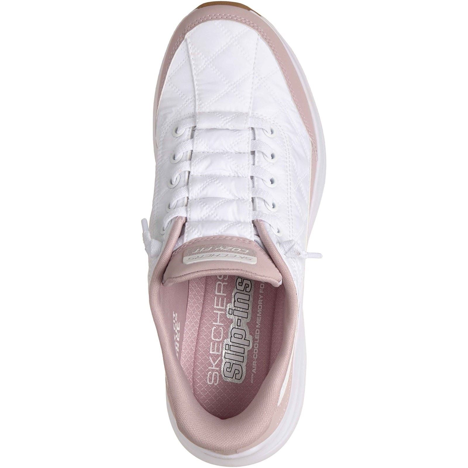 Skechers Contour Foam Cozy Fit Baskets En Lavande Pour Femmes En Textile