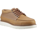 TOMS TRVL LITE Forrest Chaussures En Cuir Pour Homme À Lacets De Couleur Beige.