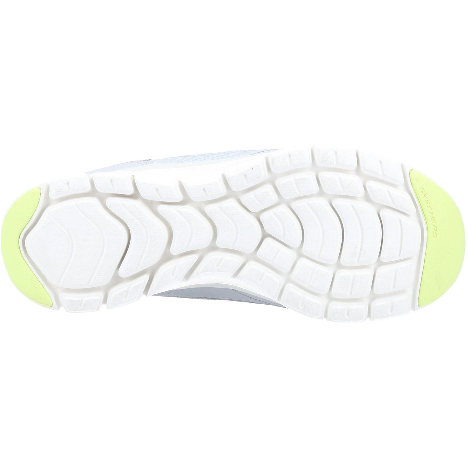 Skechers Flex Appeal 4.0 True Clarity Baskets En Cuir Pour Femmes Gris/Multicolore