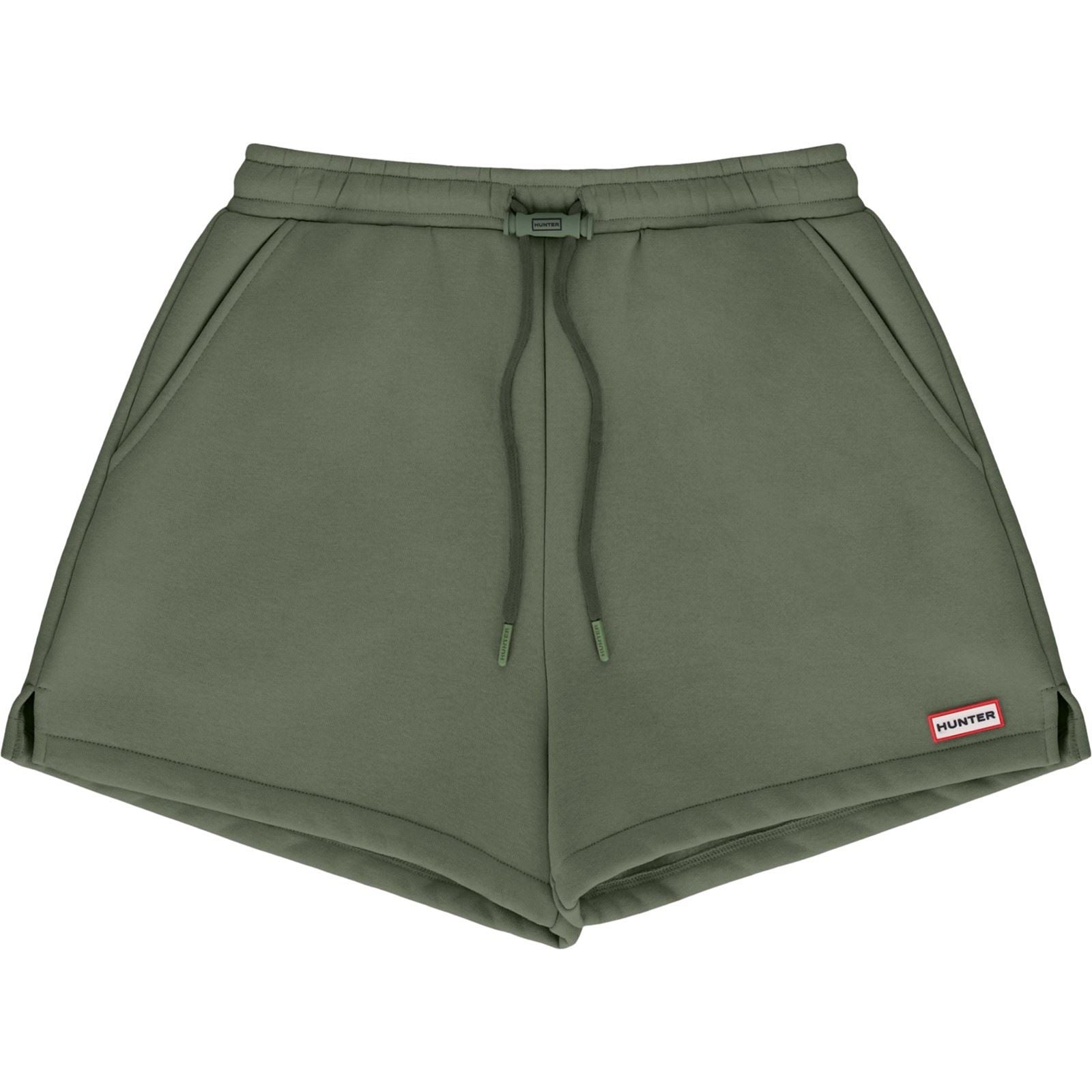 Hunter Lunan Shorts En Coton Pour Femmes Verts Mi-Longs