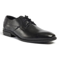 Pod Smyth Chaussures En Cuir Noir À Lacets Pour Hommes