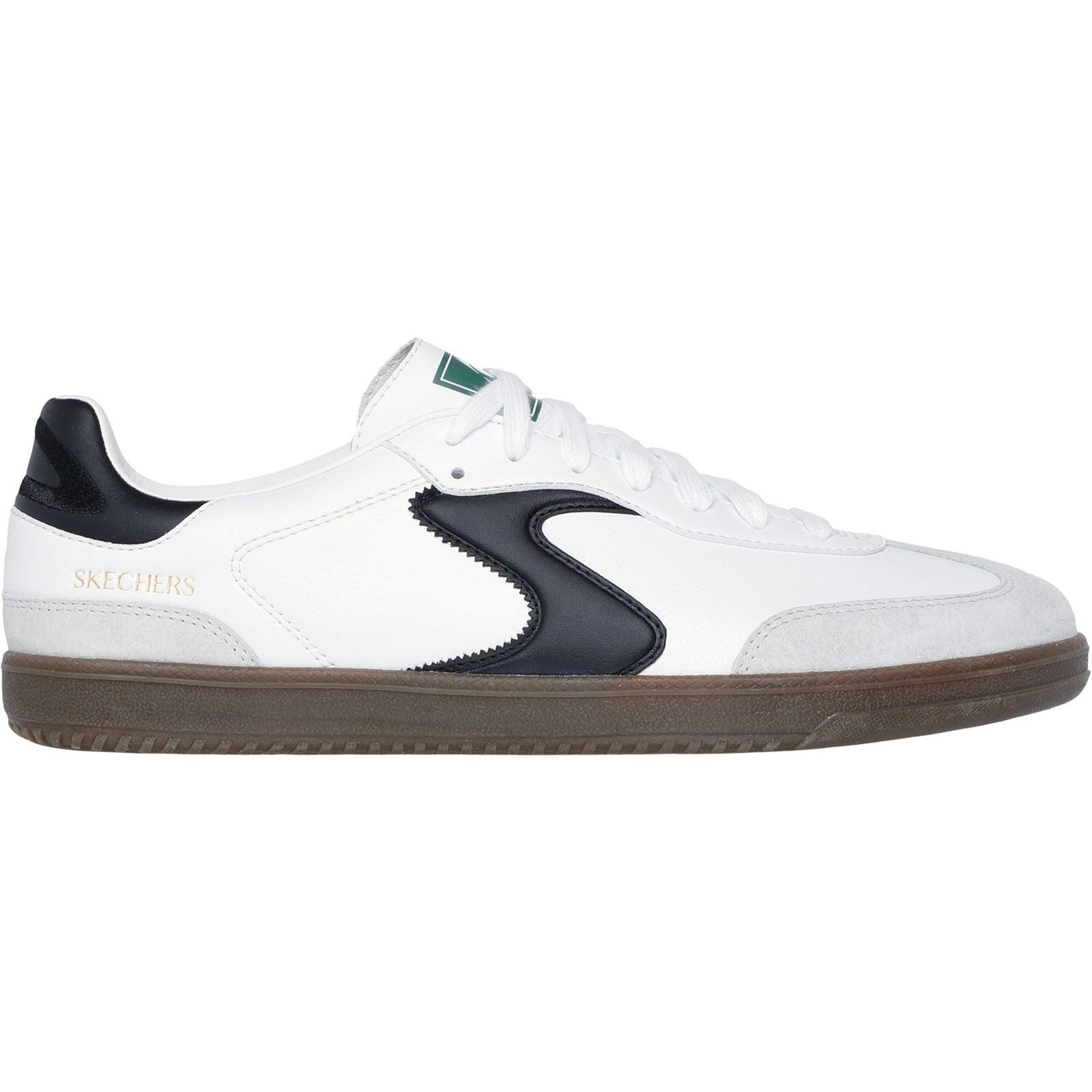 Skechers Hotshot Pyke Baskets Blanches/Noires Synthétiques Pour Homme