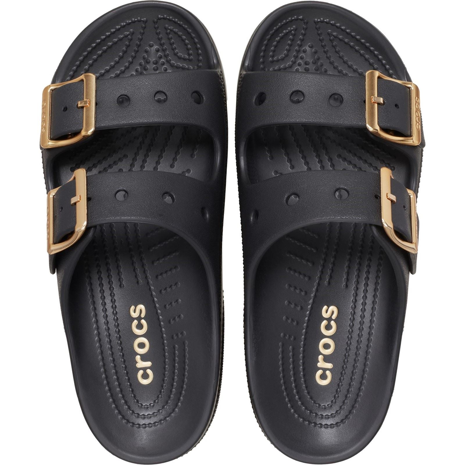 Crocs Saturday Sandales Noires Pour Femmes En Eva