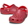 Crocs Classic Glitter Sabots Rouges Cerise en Thermoplastique