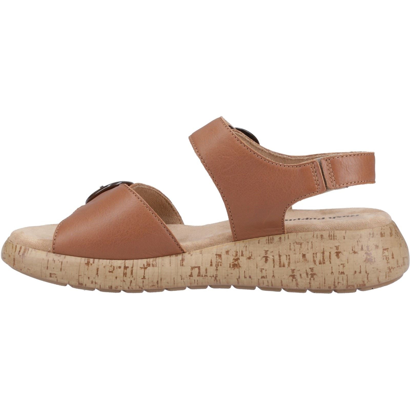Hush Puppies Alison Sandales En Cuir Pour Femme Couleur Tan