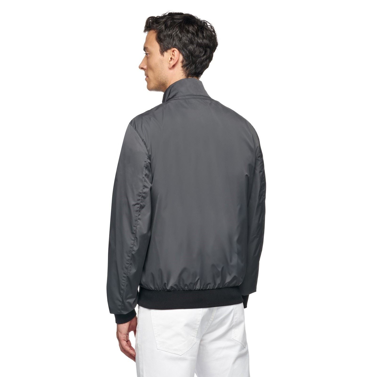 Geox M Snake Veste Aviateur Grise Pour Hommes