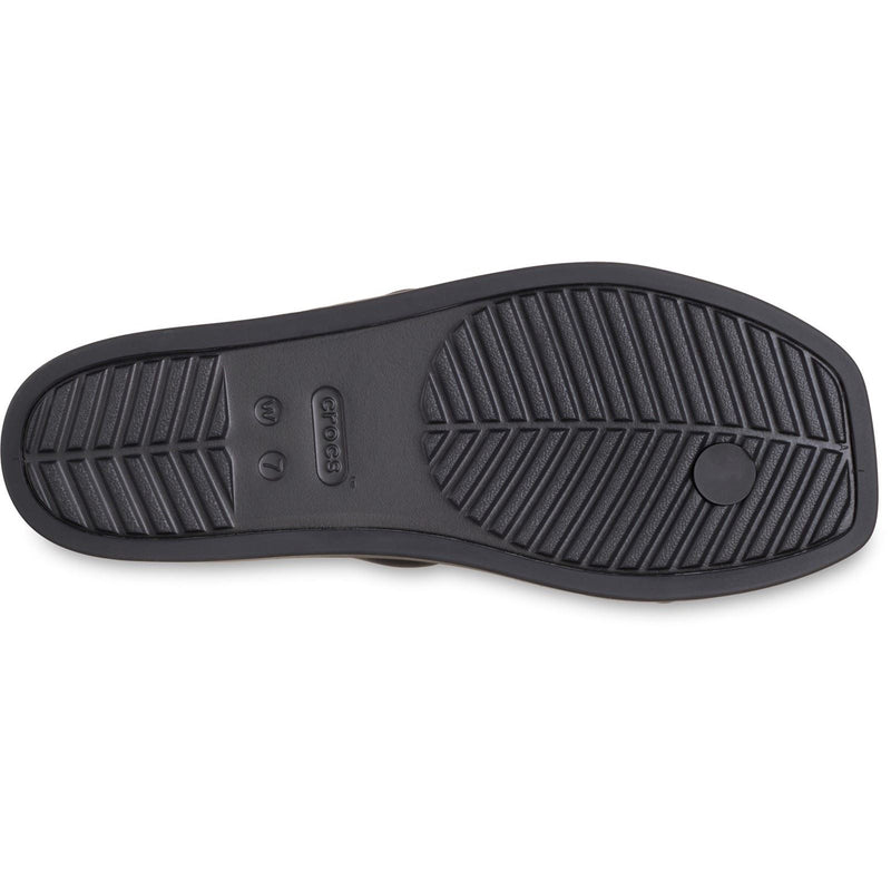 Crocs Miami Studded Toe Loop Sandales Noires En Thermoplastique Pour Femmes
