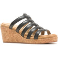 Hush Puppies Willow Slide Escarpins Compensés Noirs Pour Femmes En Cuir