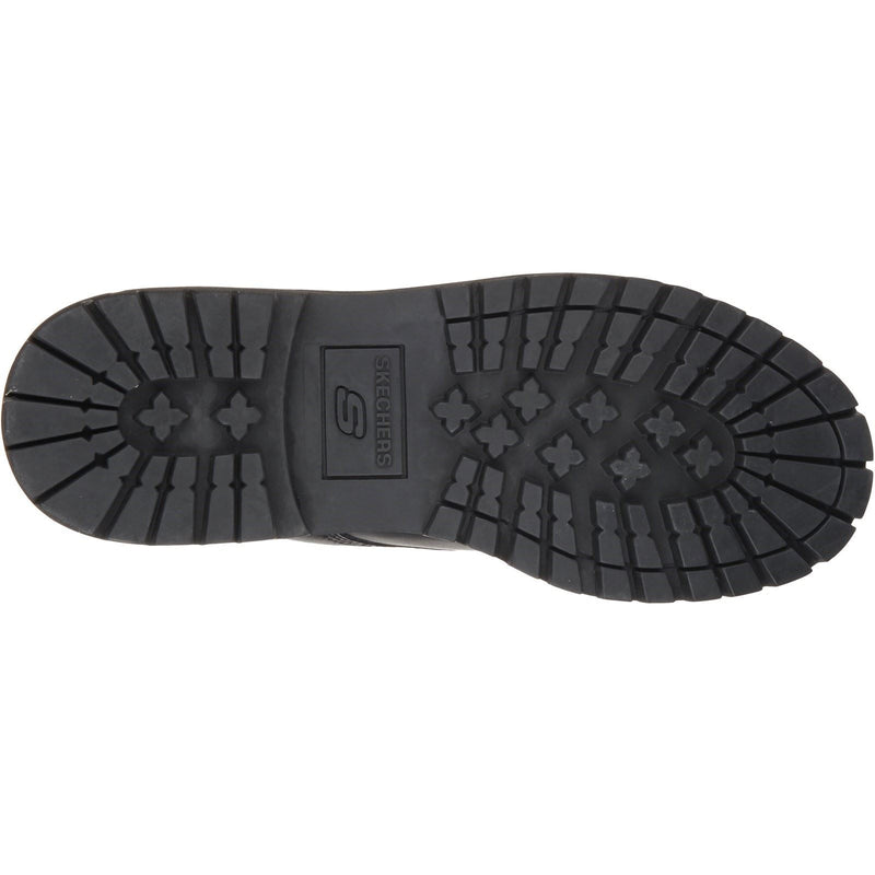 Skechers Tom Cats Chaussures En Cuir Noir À Lacets Pour Hommes