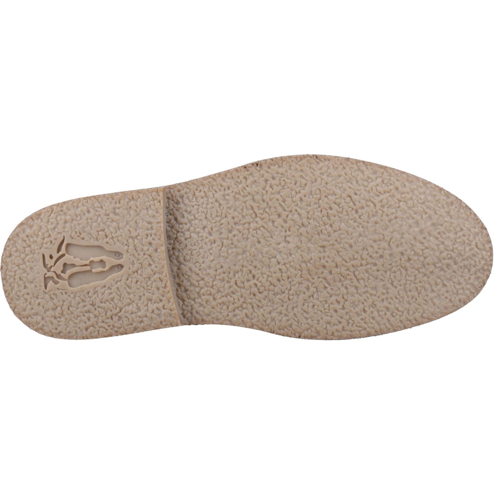 Hush Puppies Shaun Bottes Homme En Cuir Marron Ciré