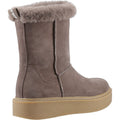 Hush Puppies Becca Mid Bottes Pour Femmes En Daim Taupe