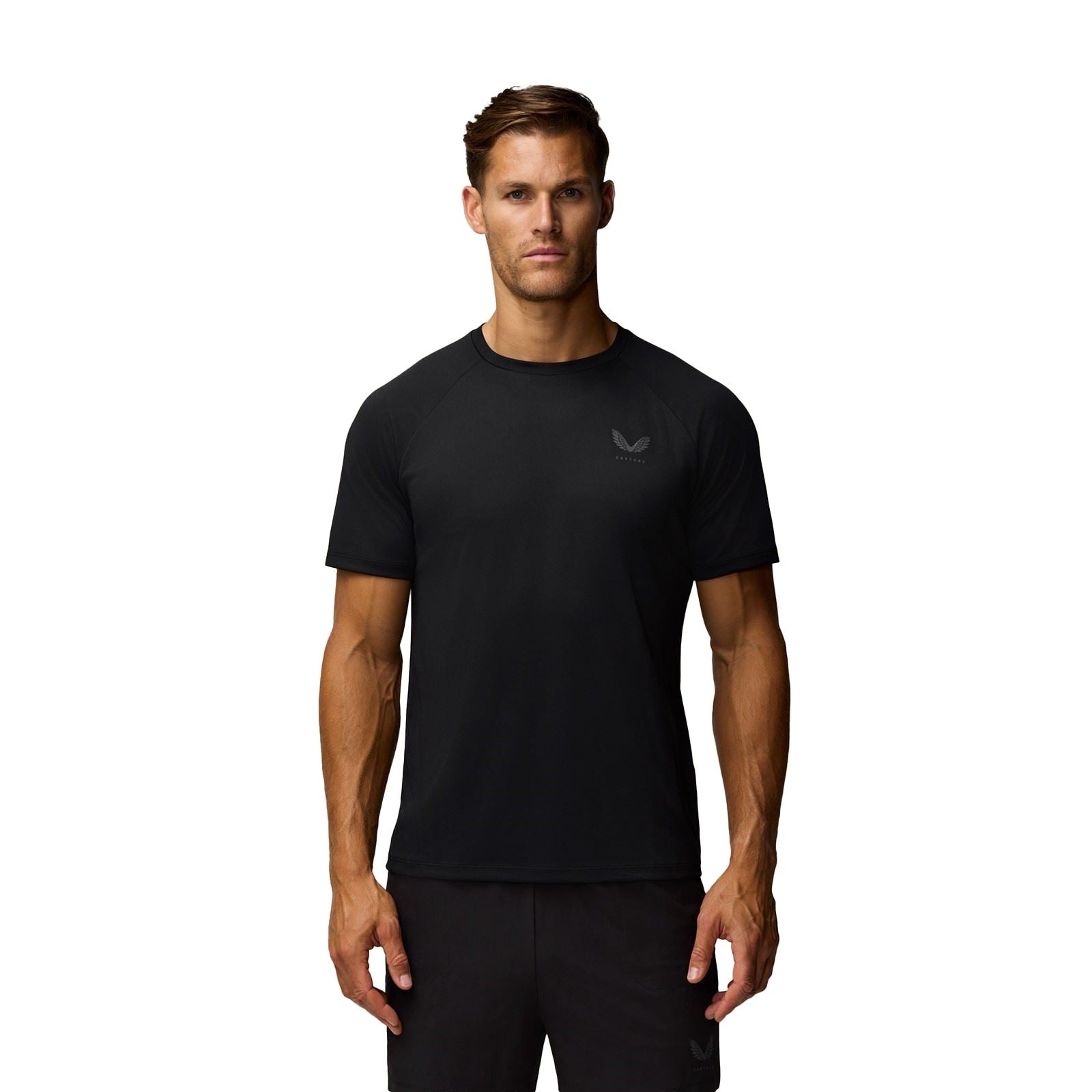 Castore Adapt Training T-Shirt T-Shirts De Sport Actifs Pour Hommes En Polyester Noir